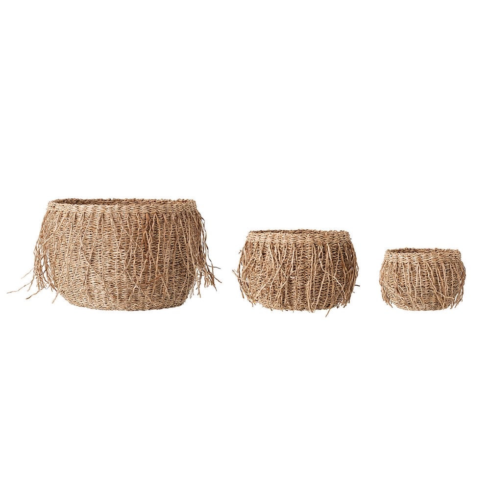 Fringe Seagrass Basket
