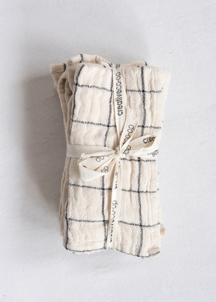 Woven Cotton Napkin Set