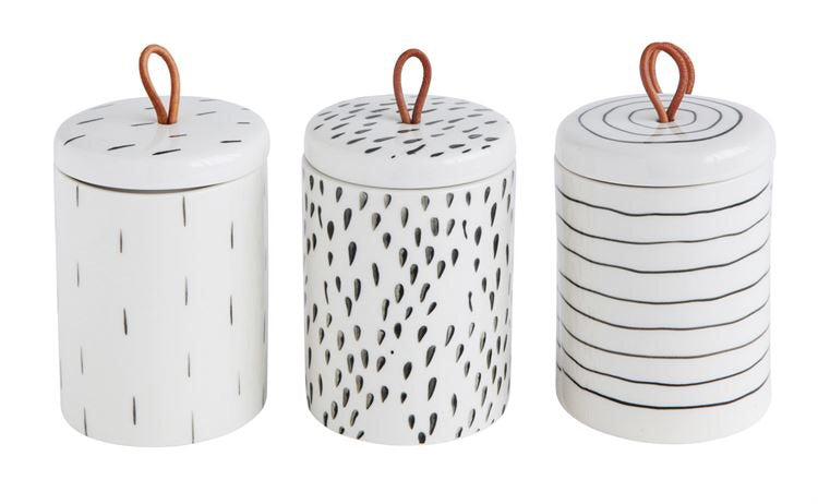 Stoneware Container With Lid