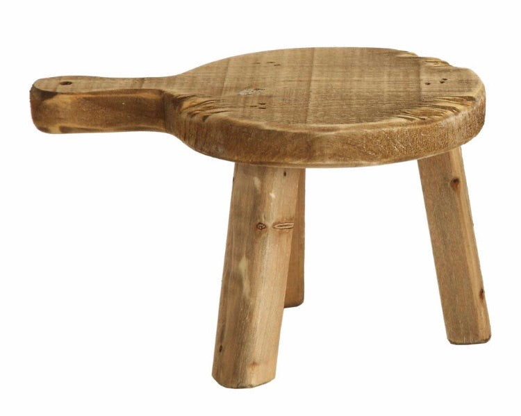 Round Wood Pedestal