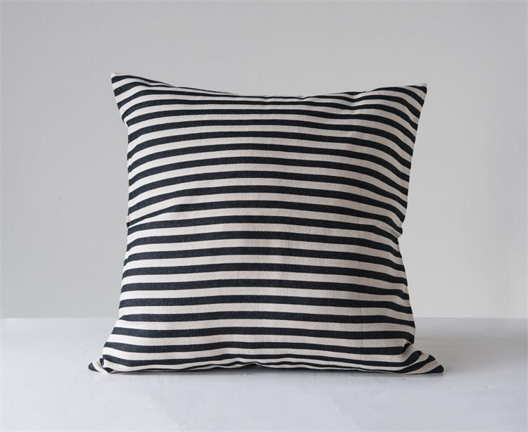 Striped Pillow, The Feathered Farmhouse