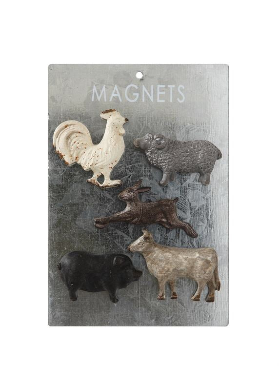 Pewter Animal Magnets