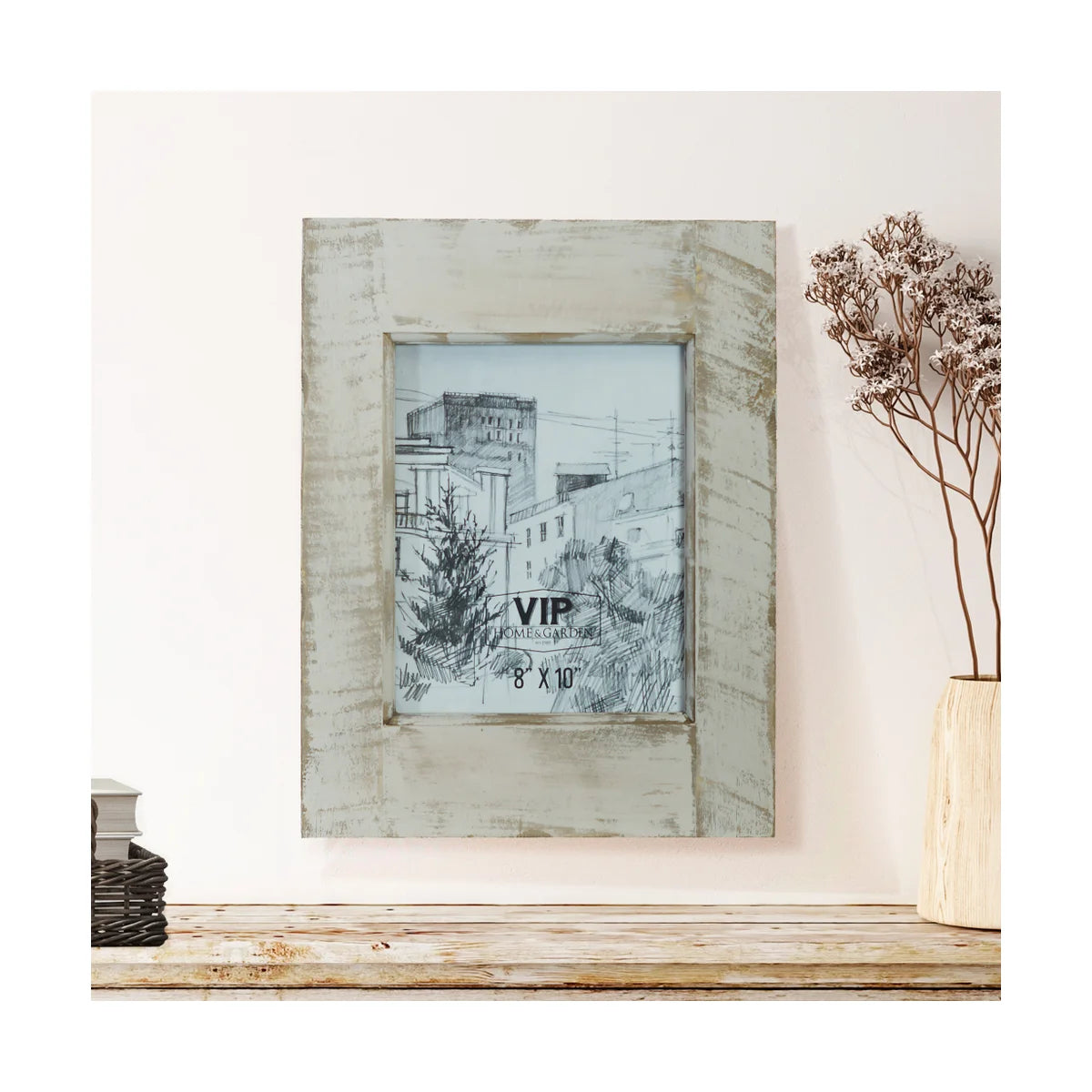 Textured Wood Photo Frame, The Feathered Farmhouse