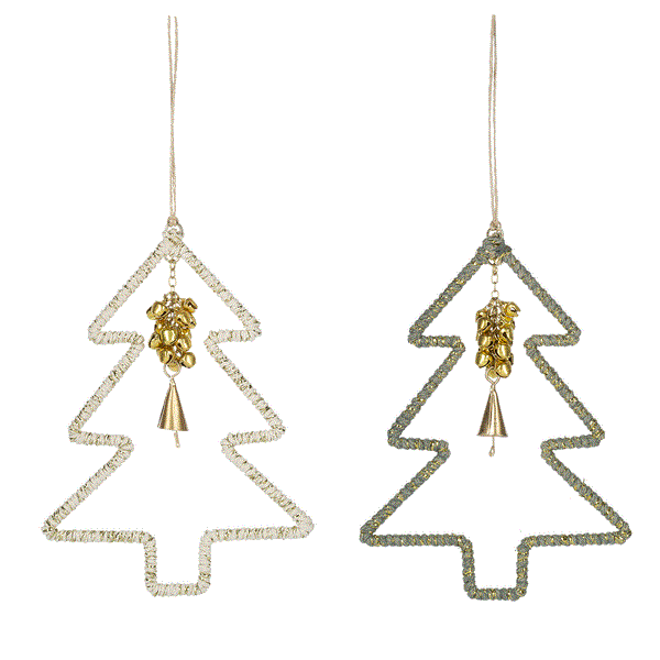 Tree w/ Bell Ornament, The Feathered Farmhouse