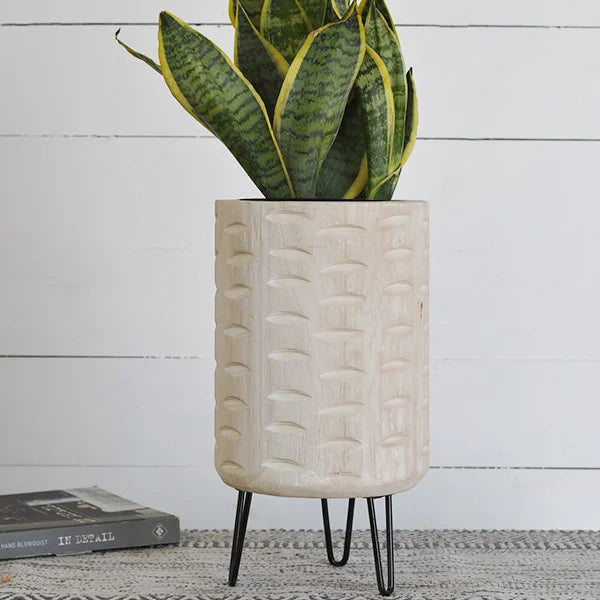 Skim Planter, Feathered Farmhouse