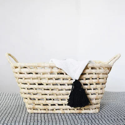 Natural Maize Basket with Handles