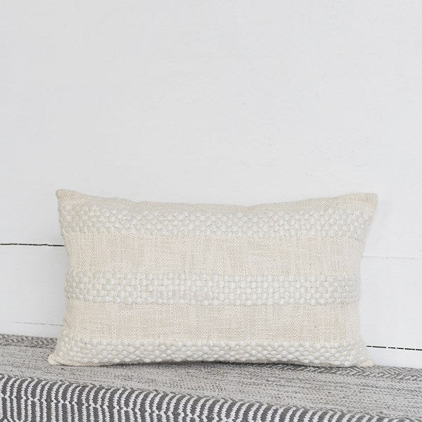 Natural Stripe Pillow, The Feathered Farmhouse