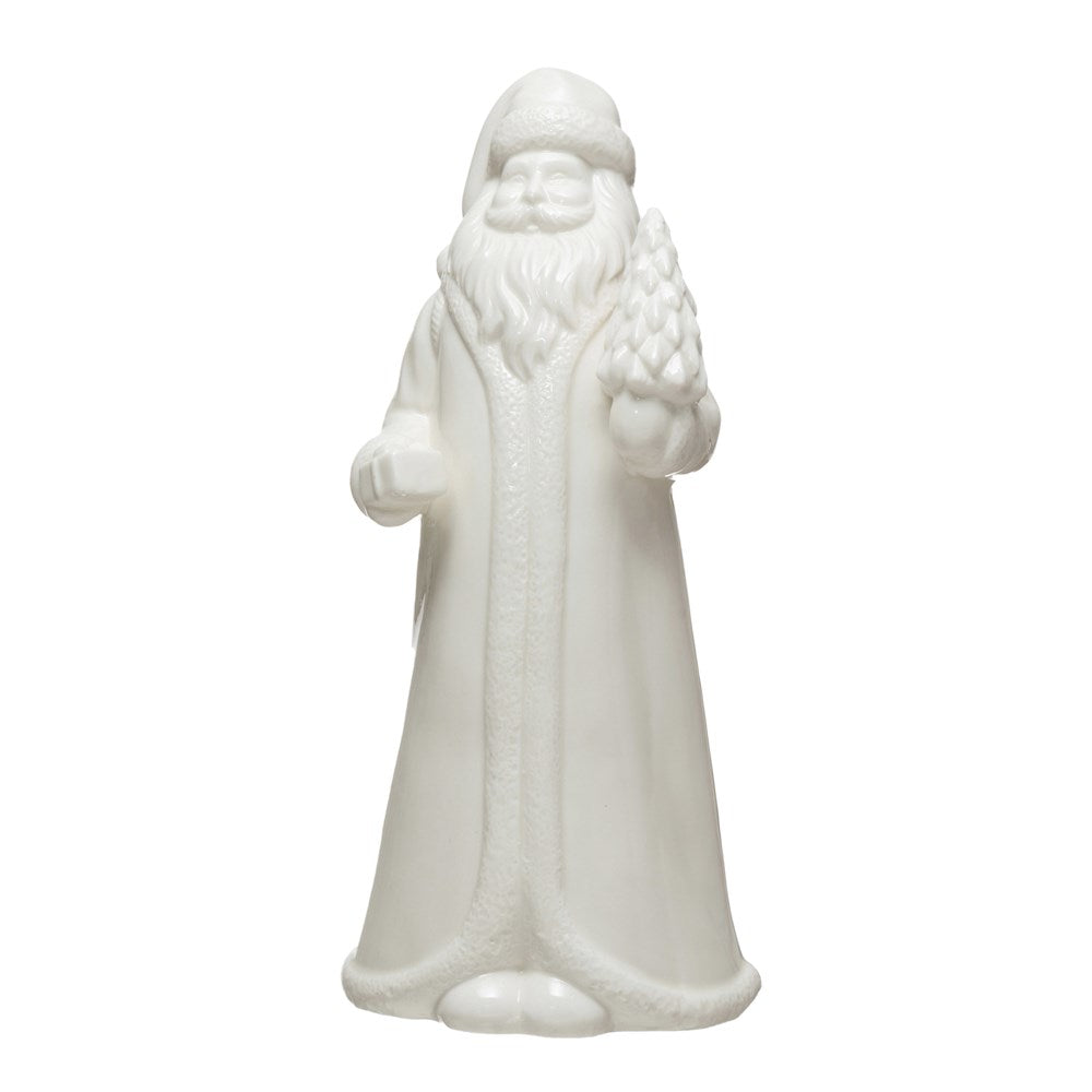 Stoneware Santa, The Feathered Farmhouse