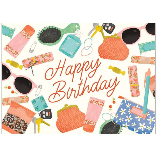 Tween Girl Things Birthday Card, Feathered Farmhouse