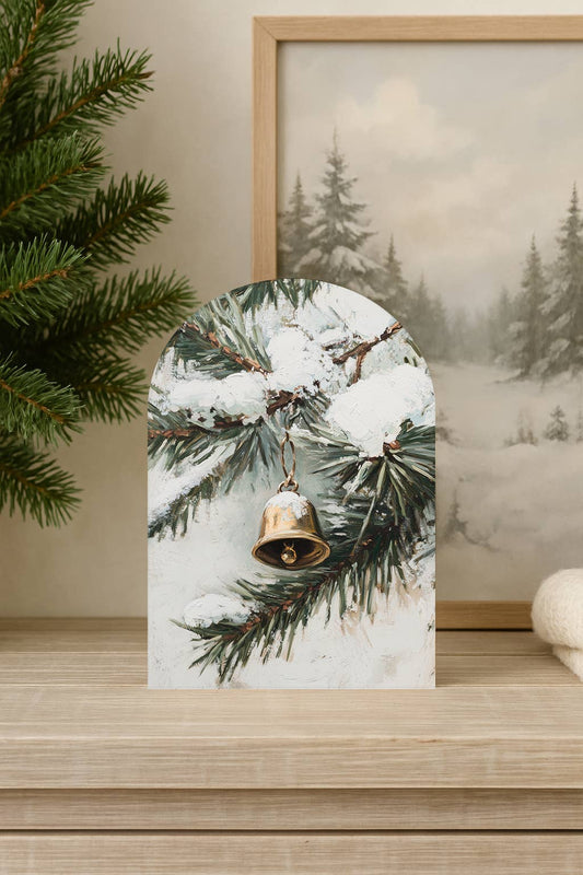 Christmas Bell Arch, Feathered Farmhouse