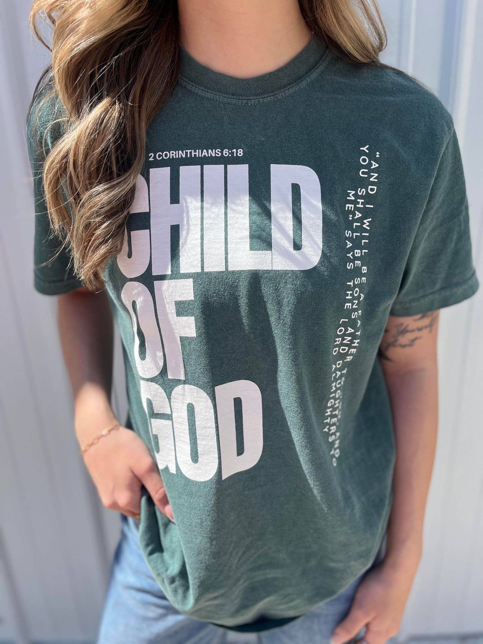 Child of God Tee, Feathered Farmhouse