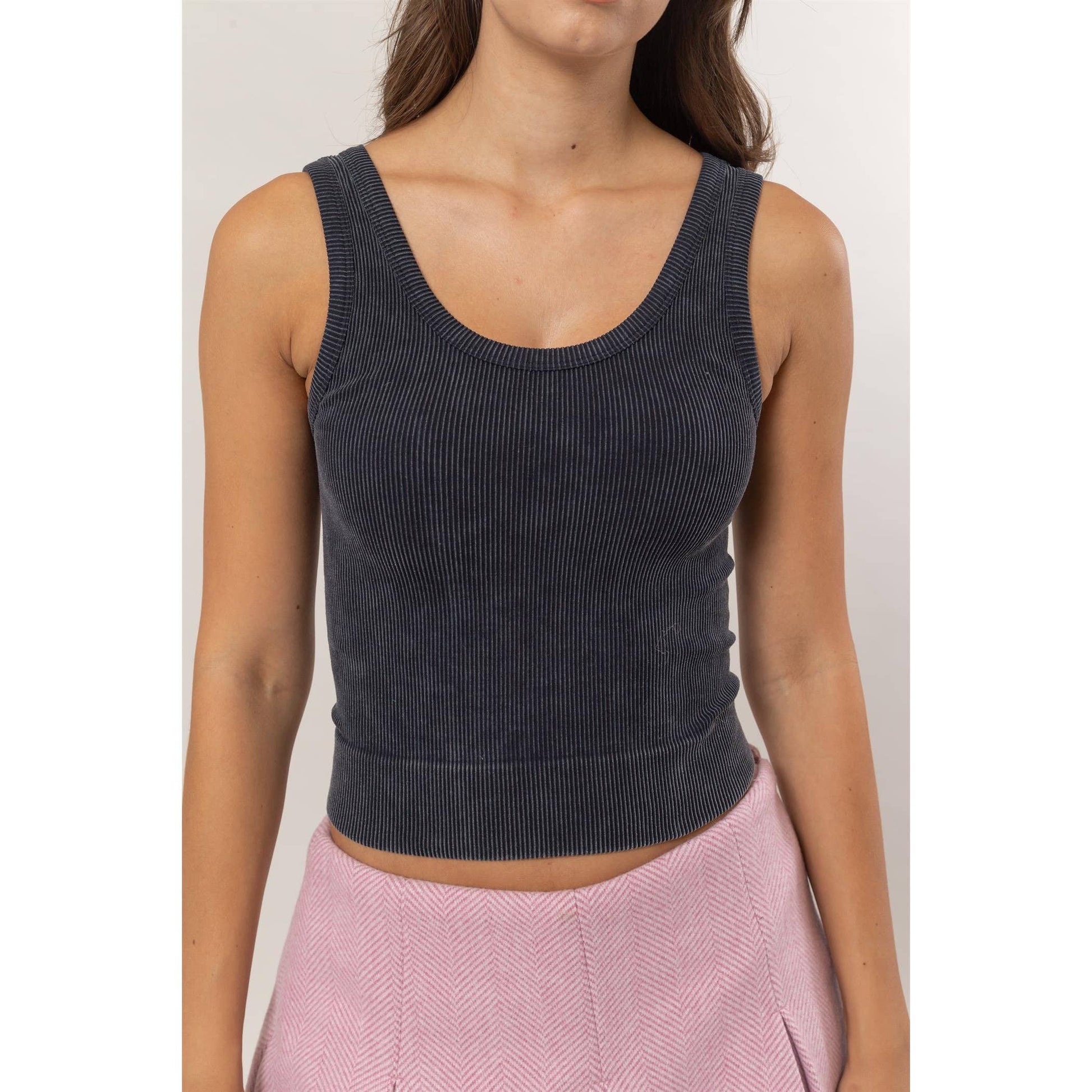 Washed Seamless Tank Top, Feathered Farmhouse