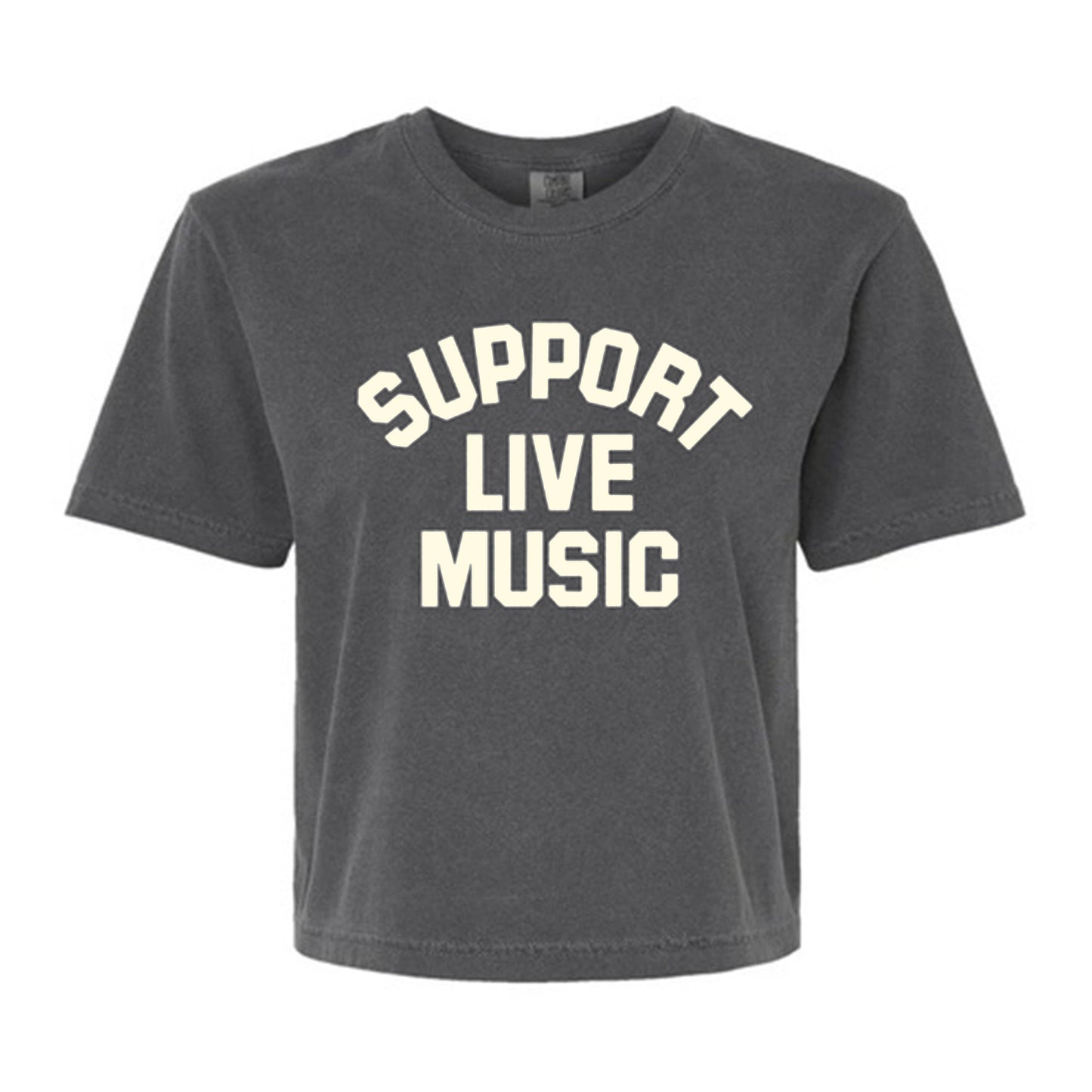 Support Live Music Tee, Feathered Farmhouse