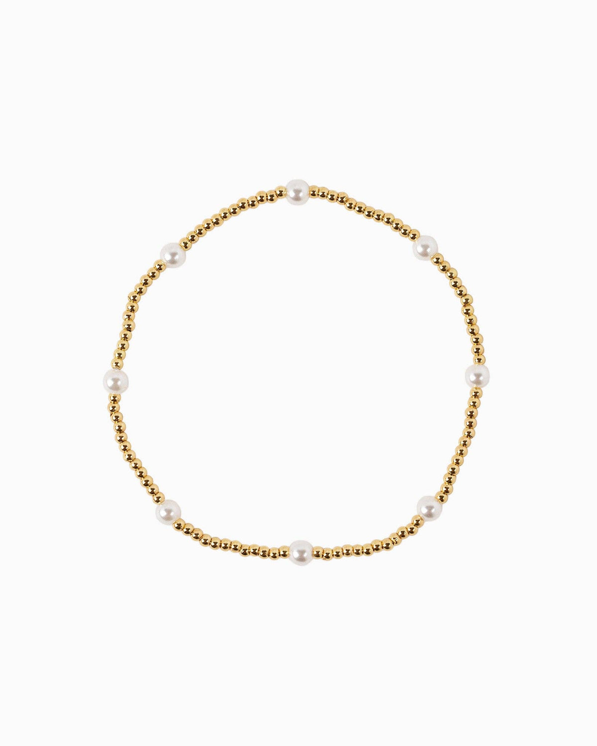 Gold and Pearl Accent Bracelet Set, Feathered Farmhouse