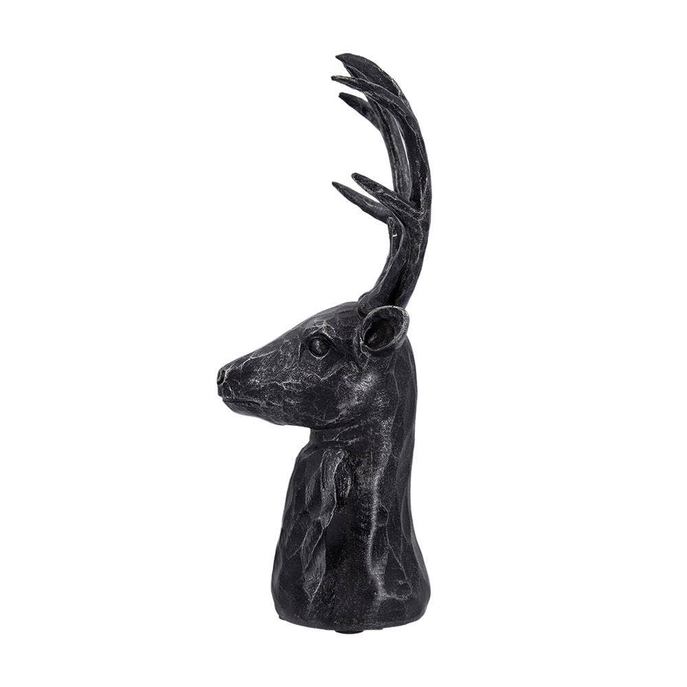 Darby Deer Head, Feathered Farmhouse