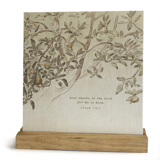 Give Thanks Shelf Decor, Feathered Farmhouse