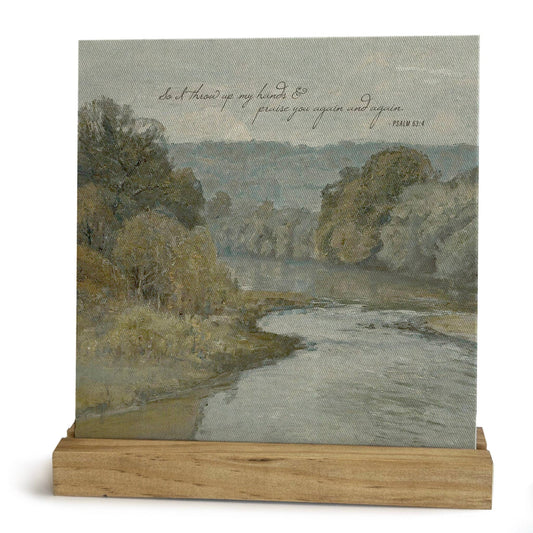 Praise You Again Mini Canvas, Feathered Farmhouse