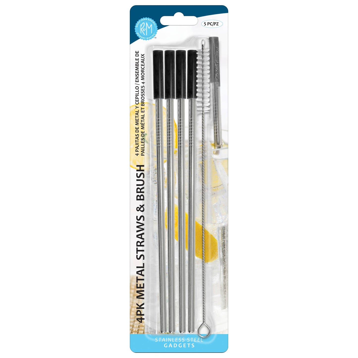 Metal Straw Pack, Feathered Farmhouse