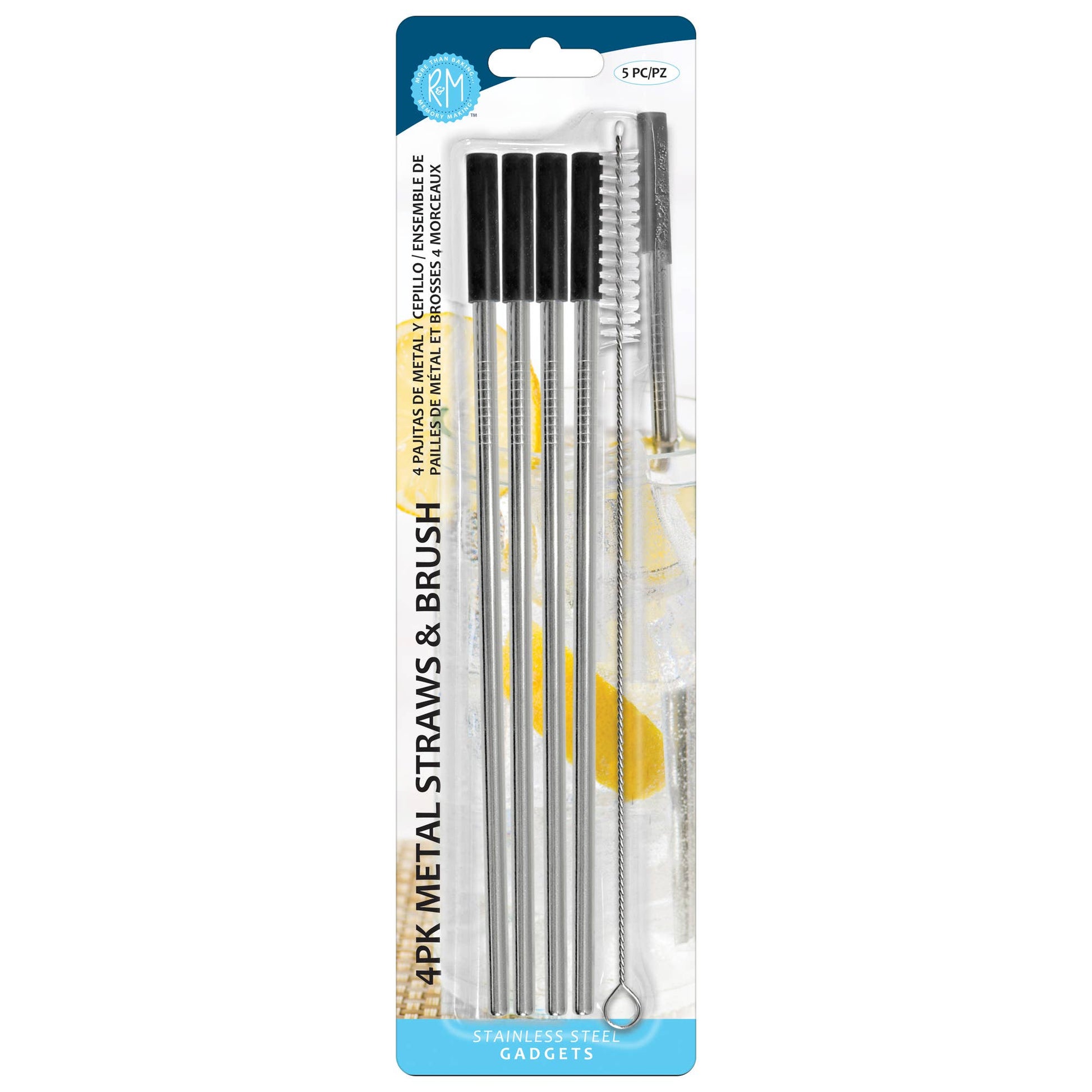 Metal Straw Pack, Feathered Farmhouse