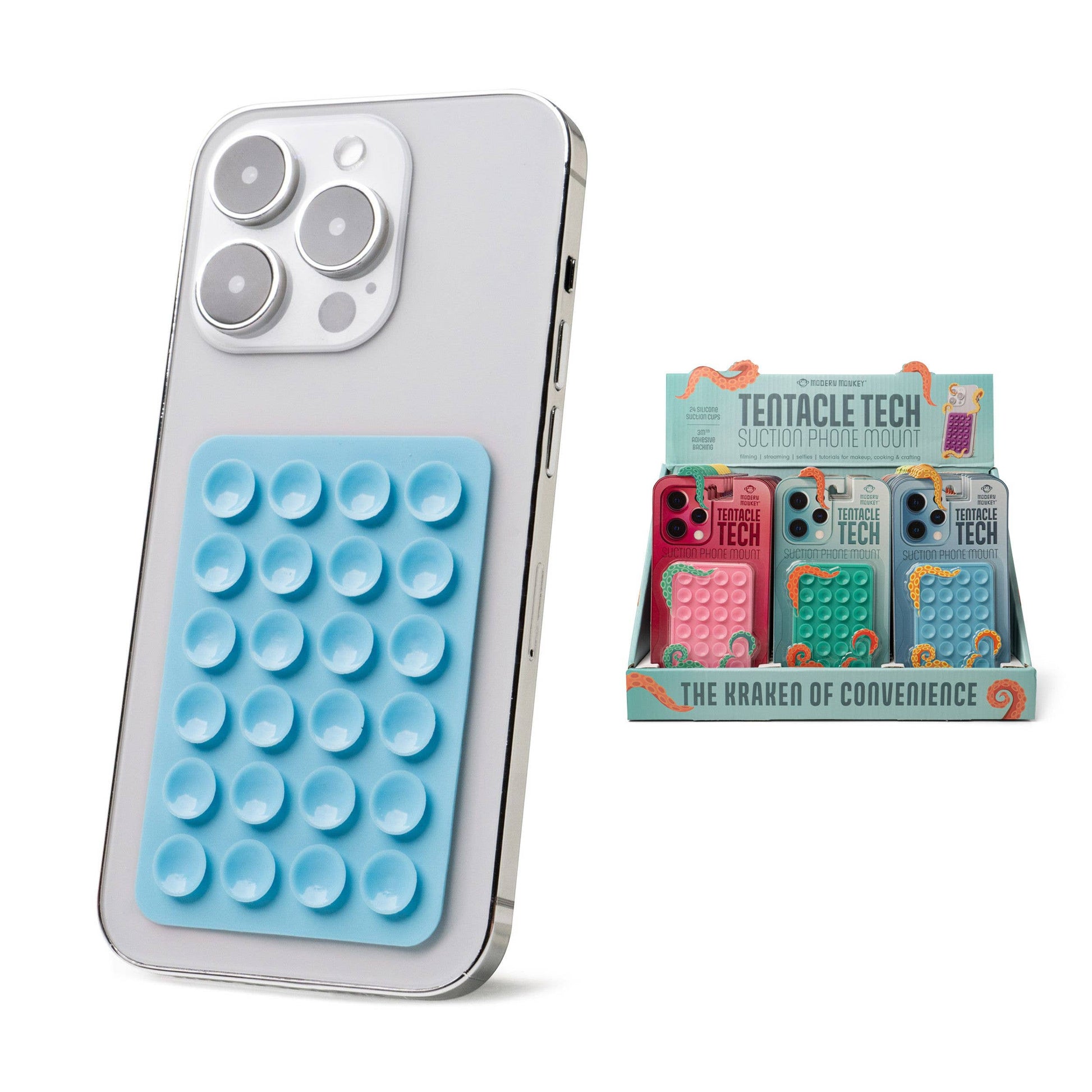 Tentacle Tech Suction Phone Mount, Feathered Farmhouse