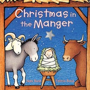 Christmas in the Manger Board Book, Feathered Farmhouse