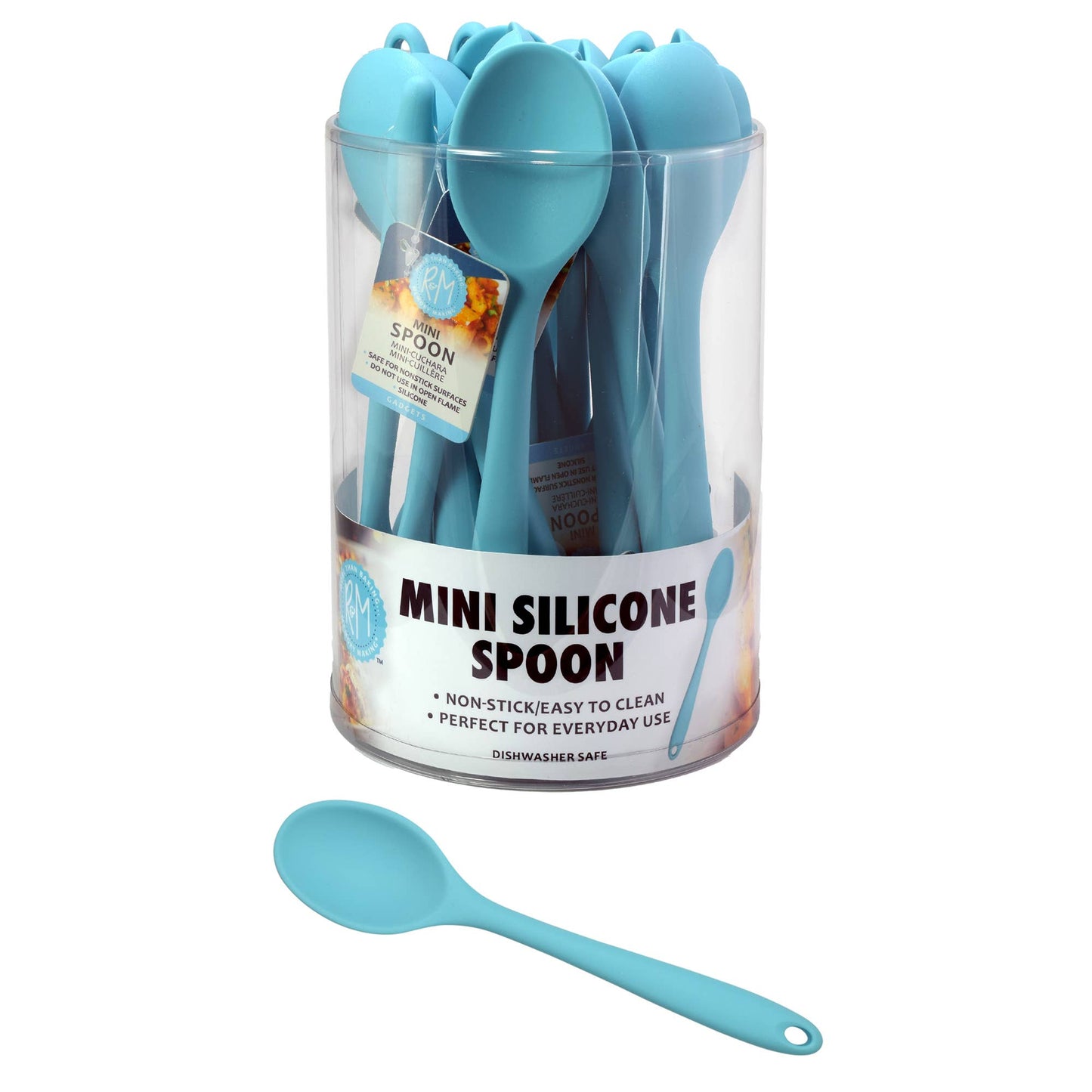 Mini Silicone Spoon, Feathered Farmhouse