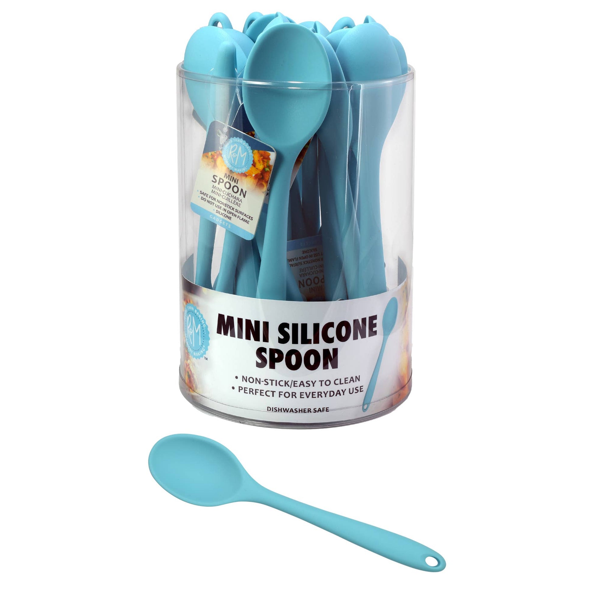Mini Silicone Spoon, Feathered Farmhouse
