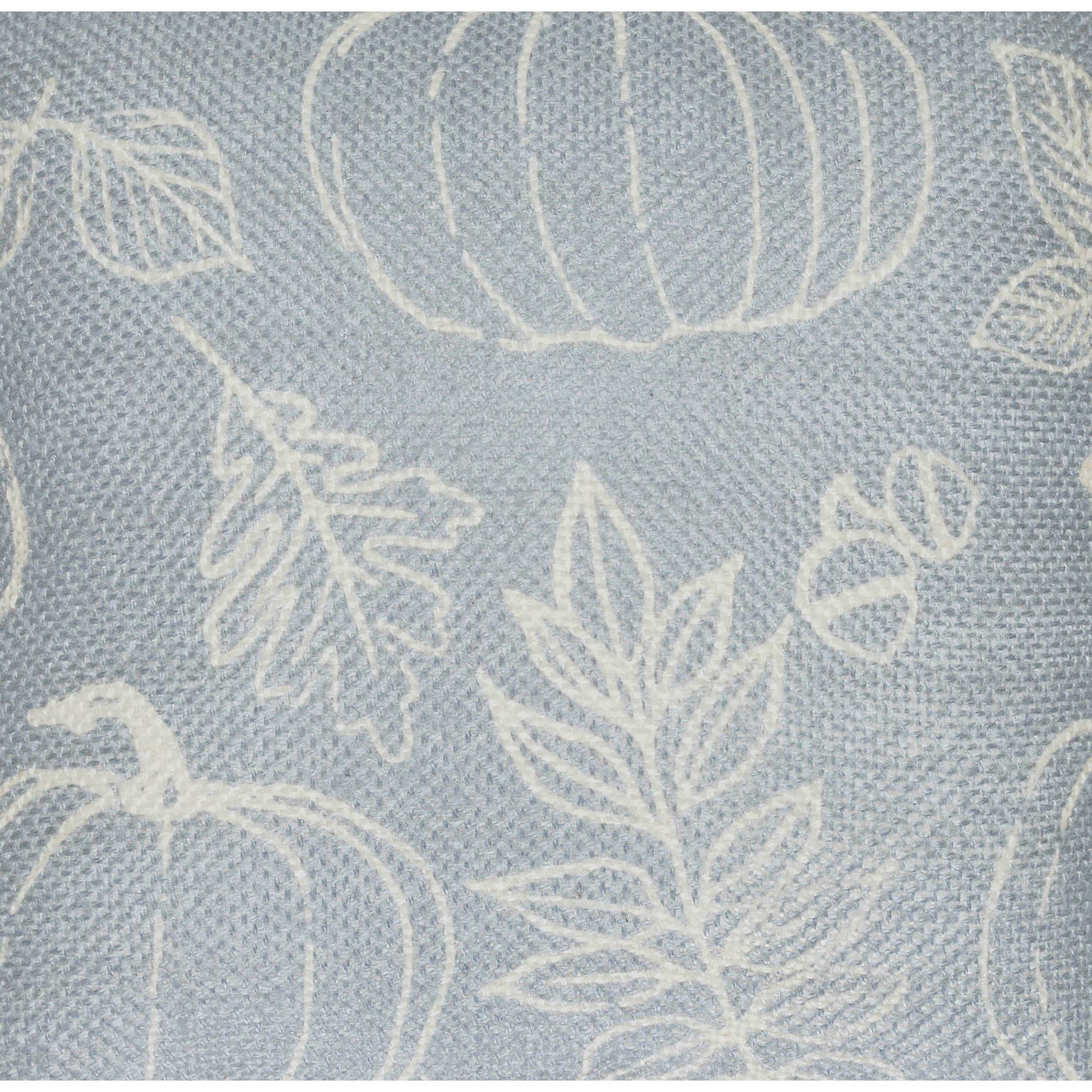 Grey Pumpkin Fall Autumn Halloween Table Runner, Feathered Farmhouse