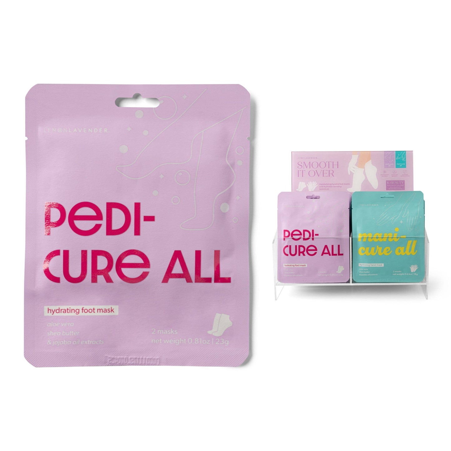 Smooth It Over Hydrating Hand & Foot Masks, Feathered Farmhouse