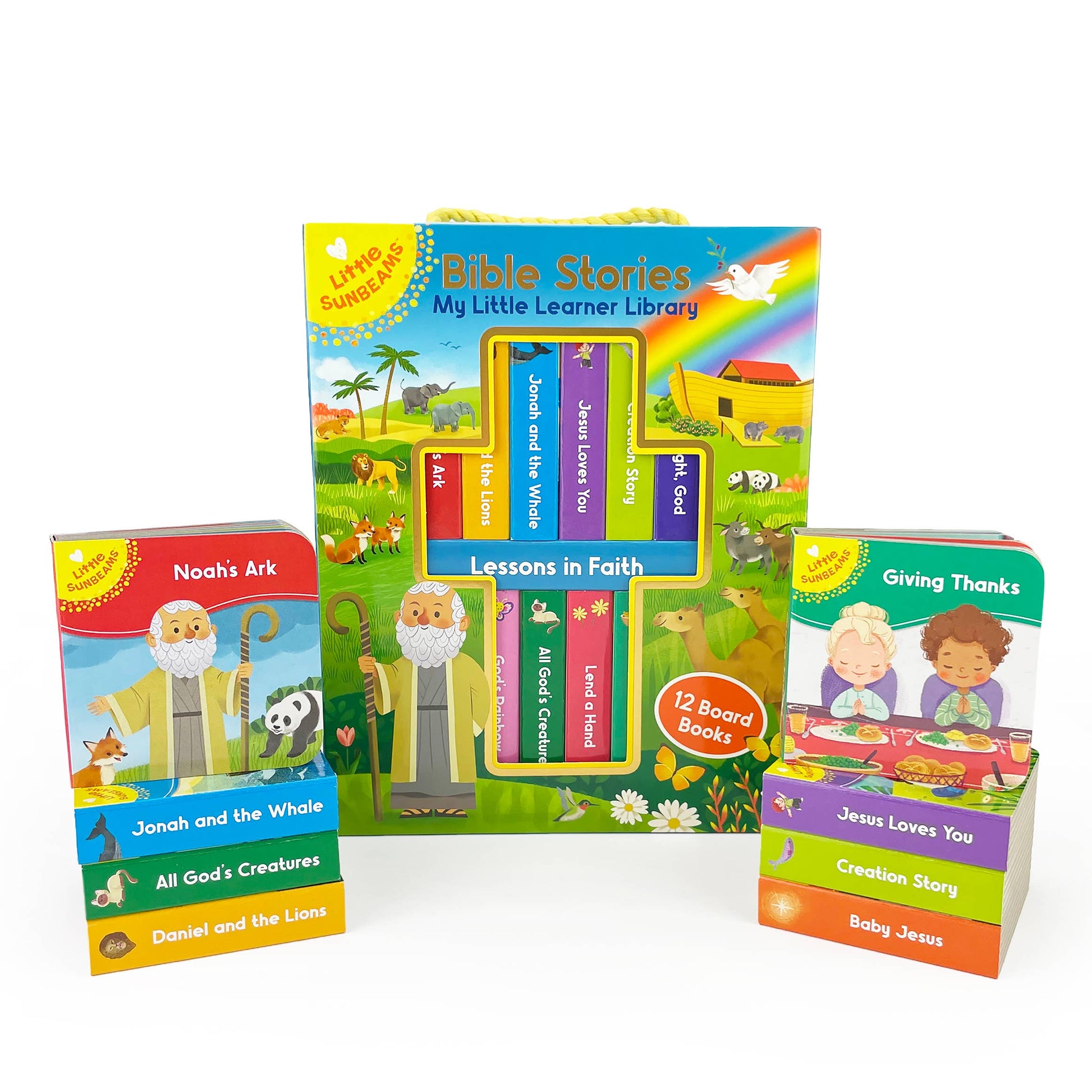 Bible Stories My Little Learner Library Book Gift Set, The Feathered Farmhouse