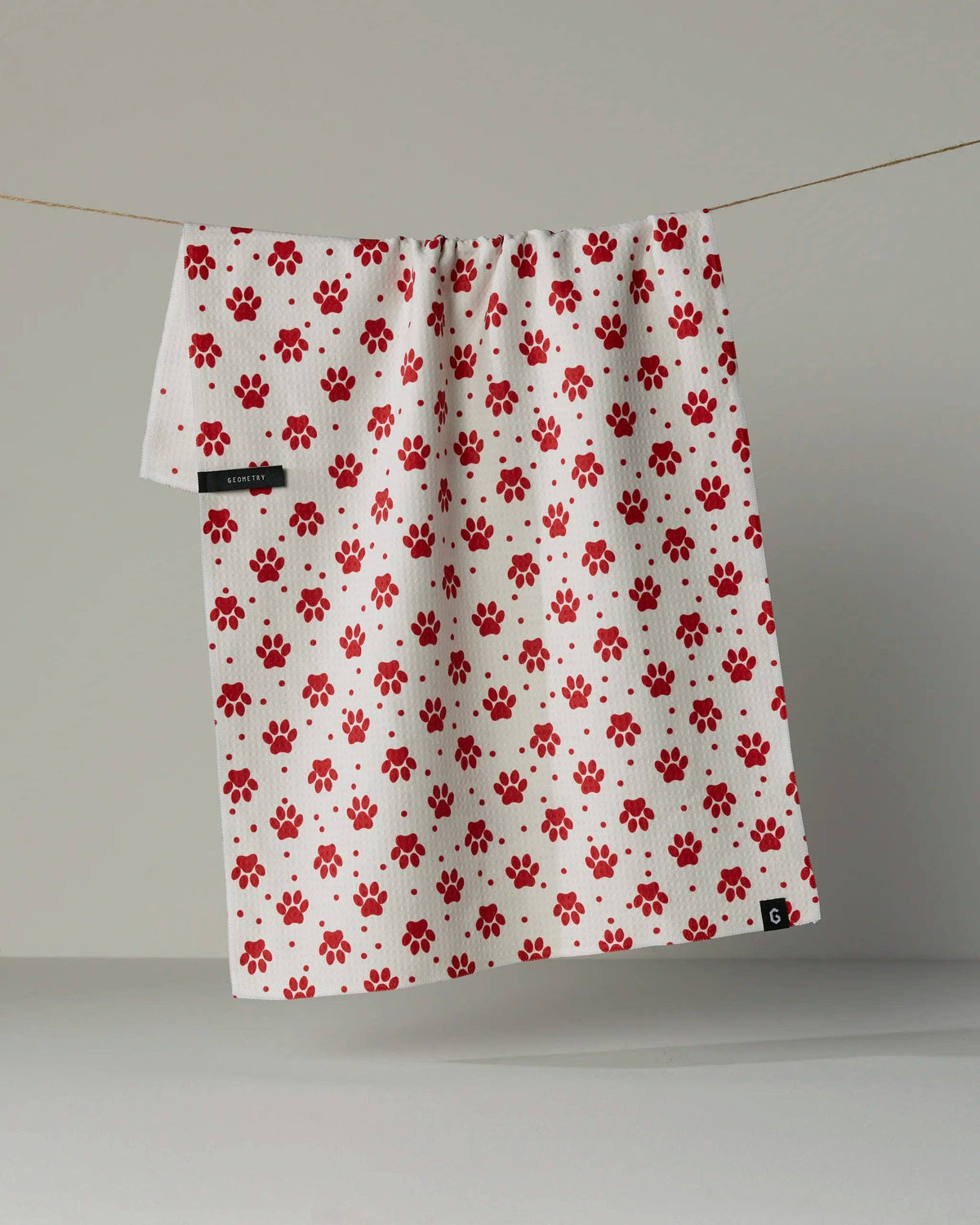 Dachshund Dash Luxe Kitchen Towel, Feathered Farmhouse