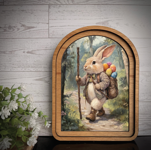 Easter Bunny Hike Arch, Feathered Farmhouse