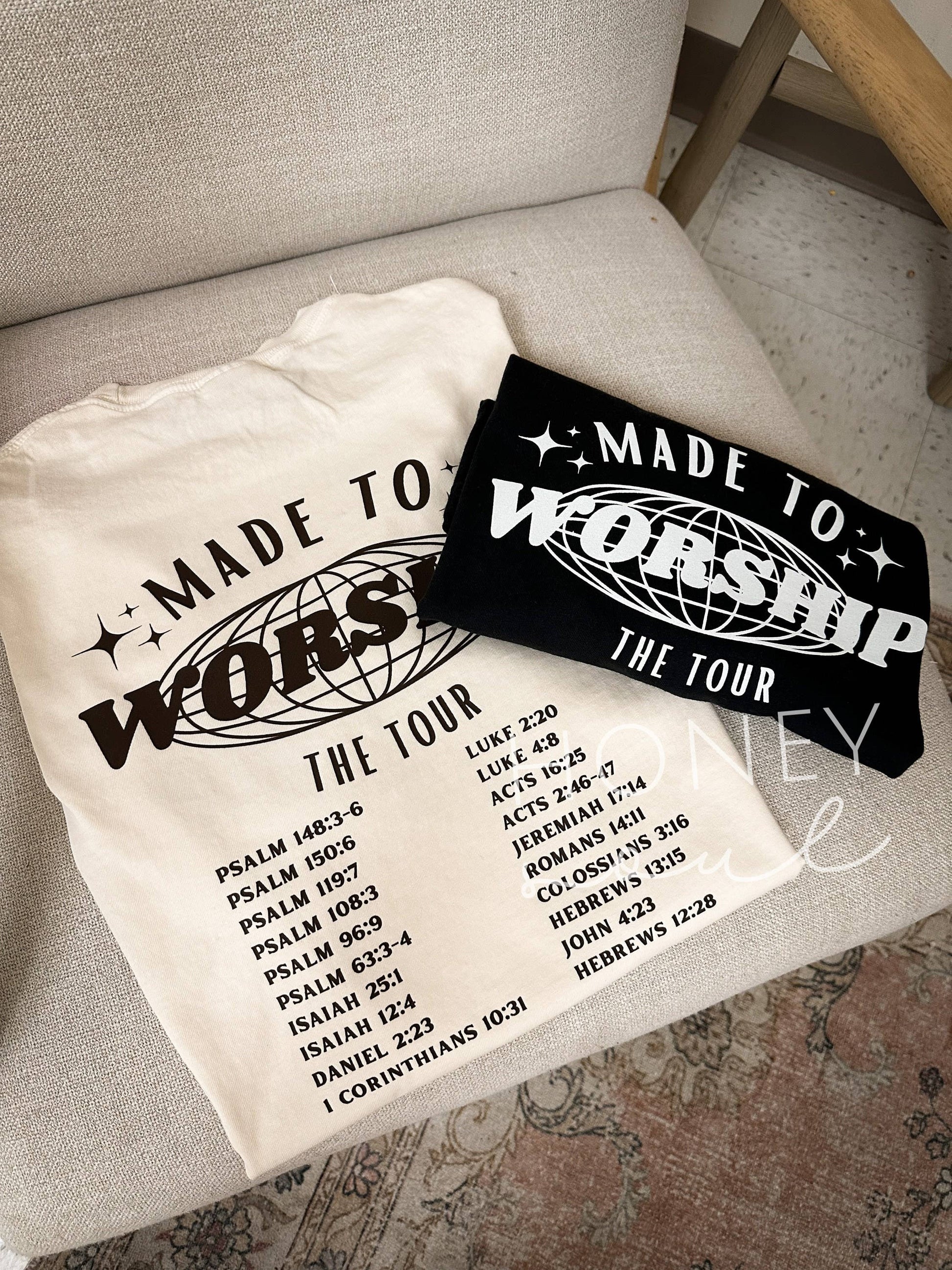 Made To Worship Tour Graphic Tee, The Feathered Farmhouse