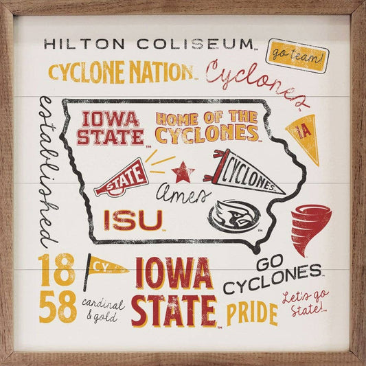 Iowa State University Collage, Feathered Farmhouse