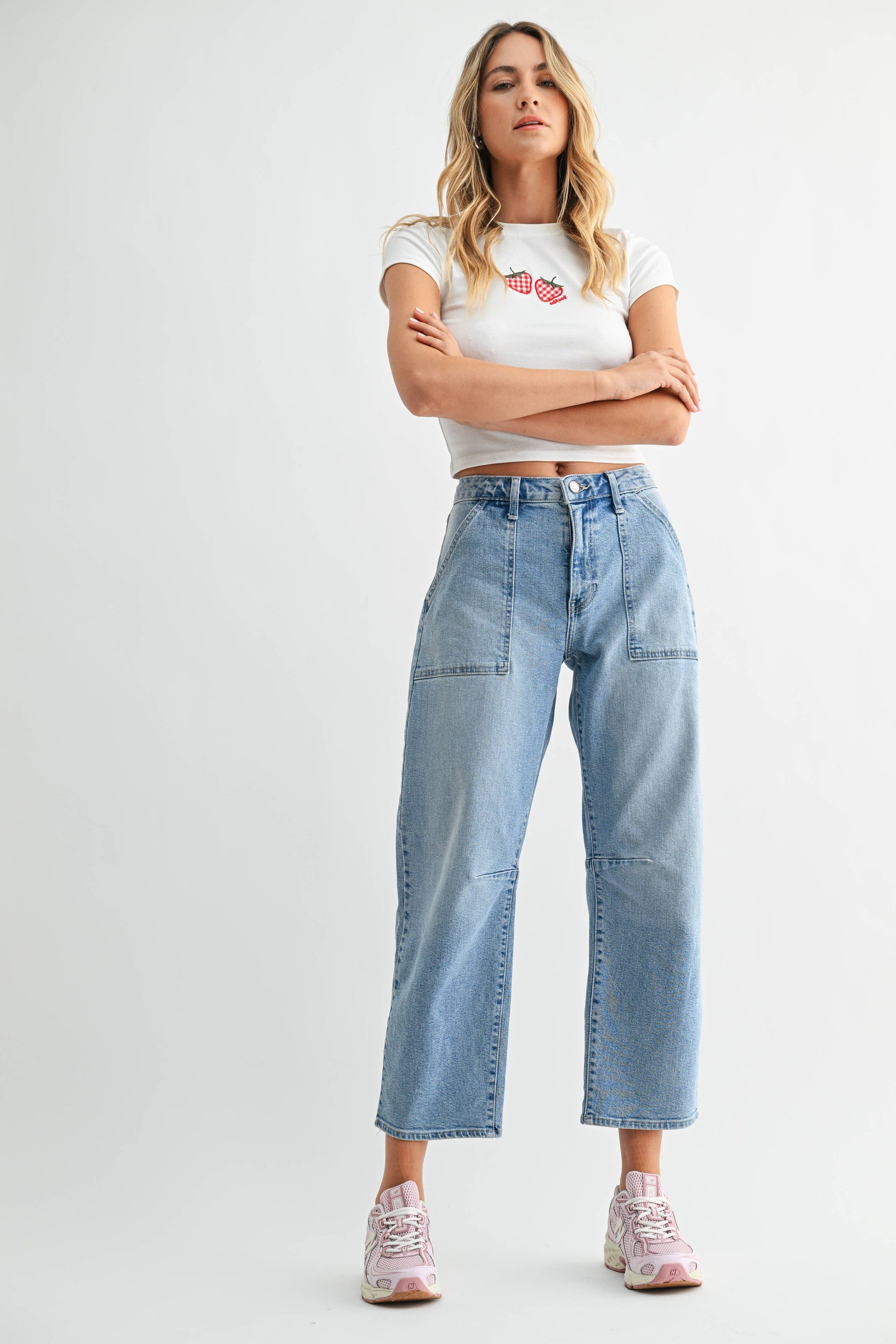 Utility Seamed Barrel, Feathered Farmhouse