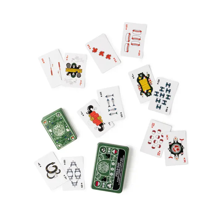 Field Day Camp Cards & Dice Set, Feathered Farmhouse