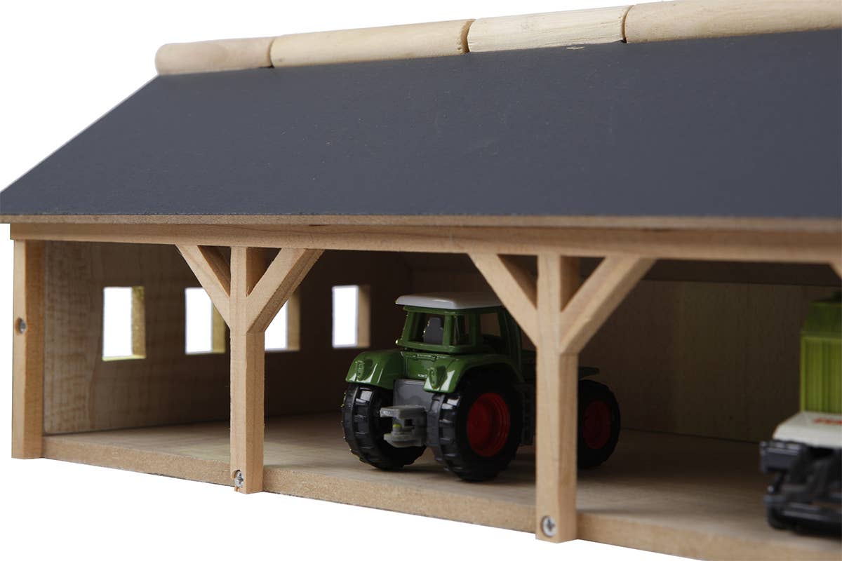 1:87 Scale Wooden Farm Shed Toy