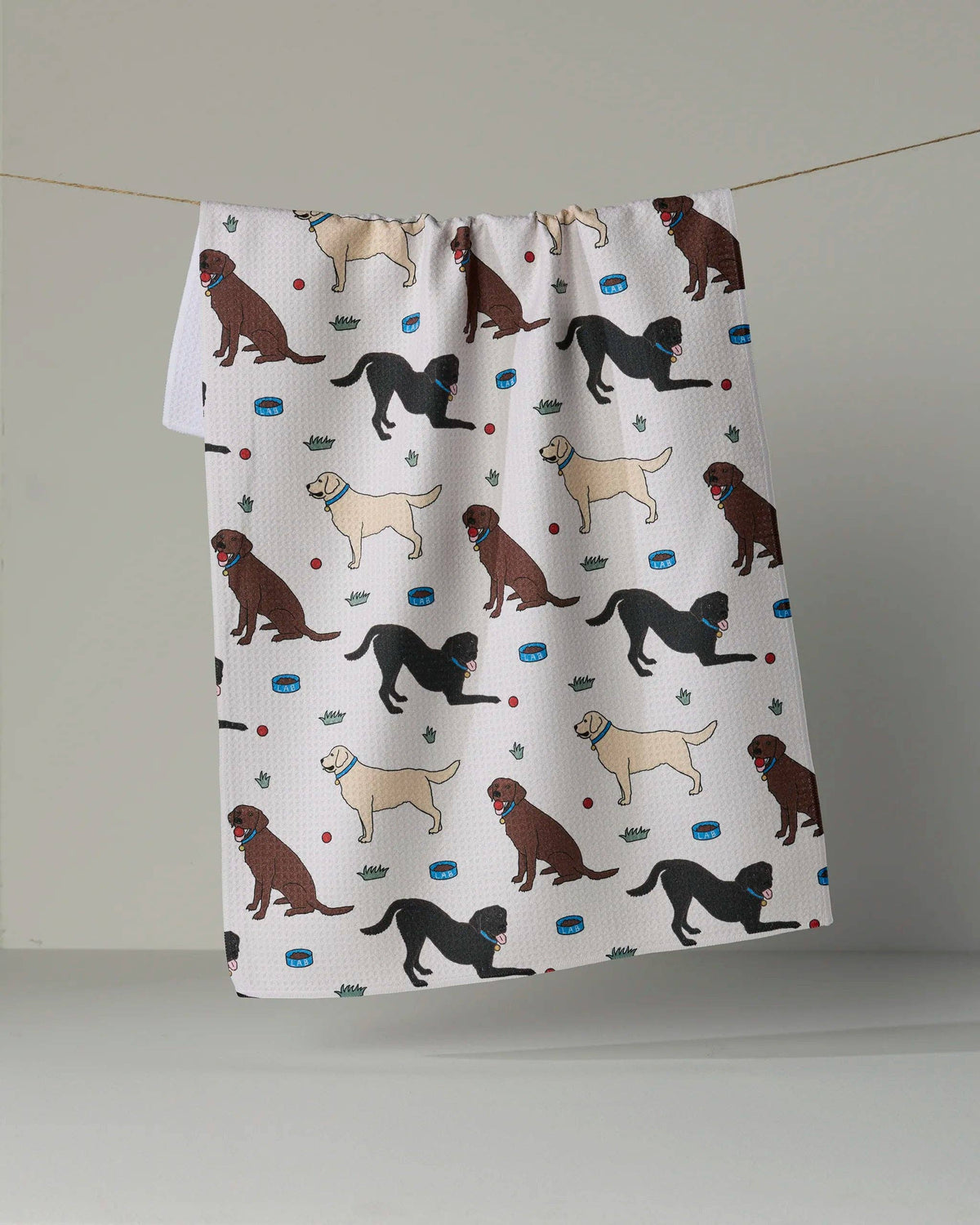Lab Pals Tea Towel, Feathered Farmhouse