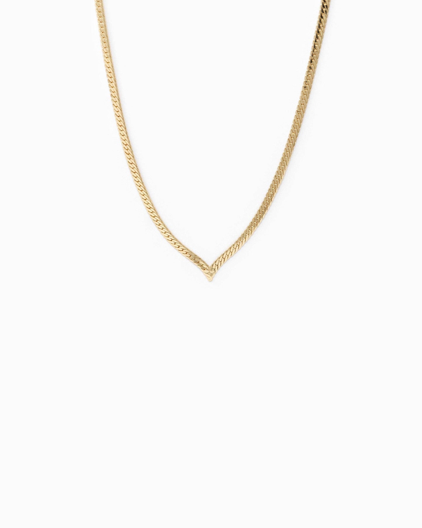 V-Shape Snake Chain Necklace