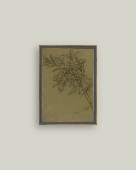 Leaves on Green Print, The Feathered Farmhouse