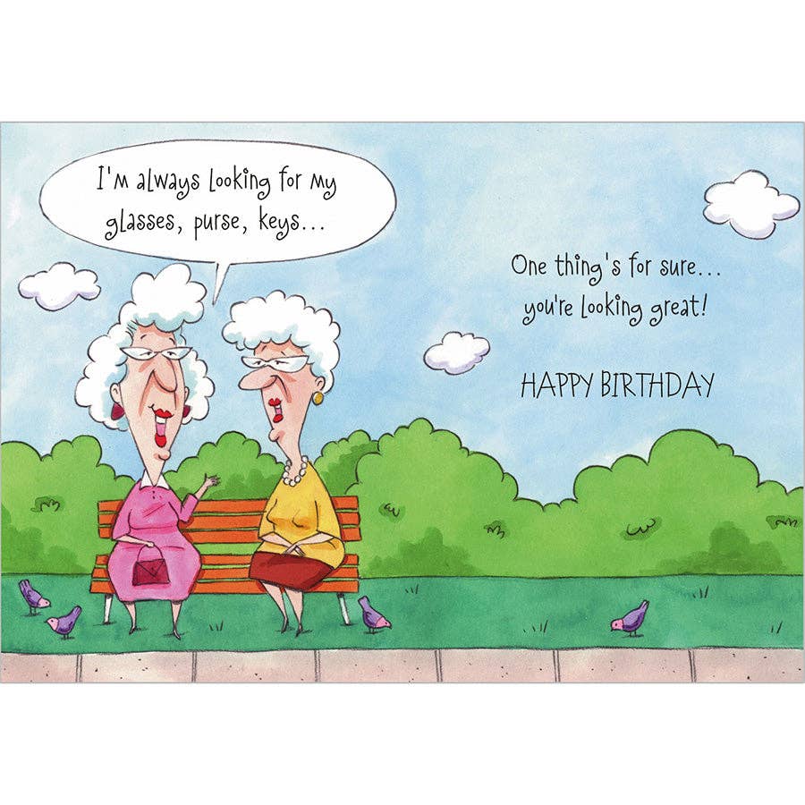 Good Lookers Birthday Card, Feathered Farmhouse