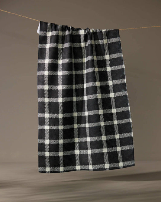 Wicklow Black Tea Towel, Feathered Farmhouse