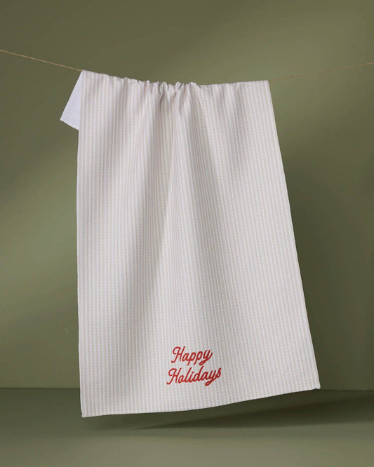 Seasons Stripes Tea Towel, Feathered Farmhouse