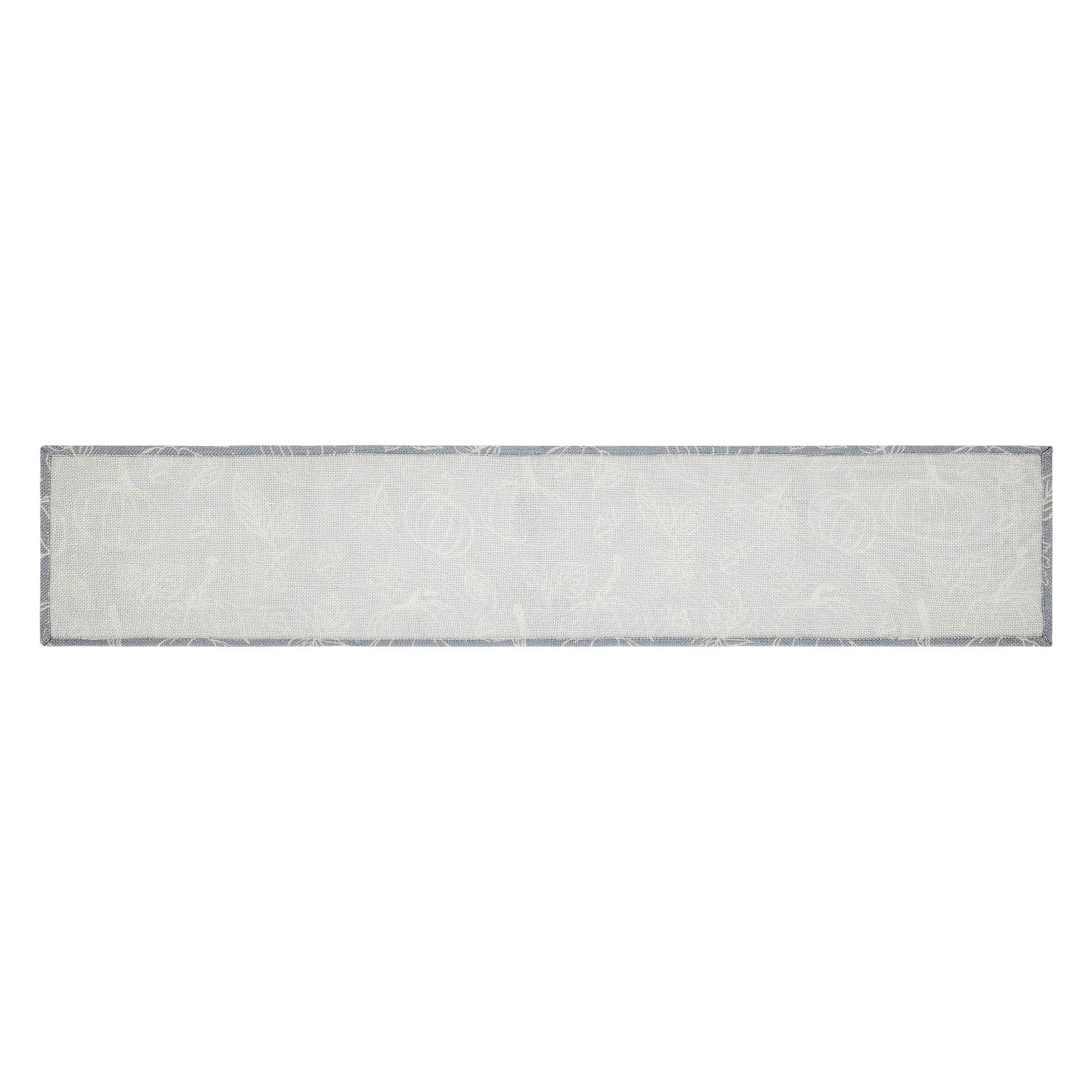 Grey Pumpkin Fall Autumn Halloween Table Runner, Feathered Farmhouse