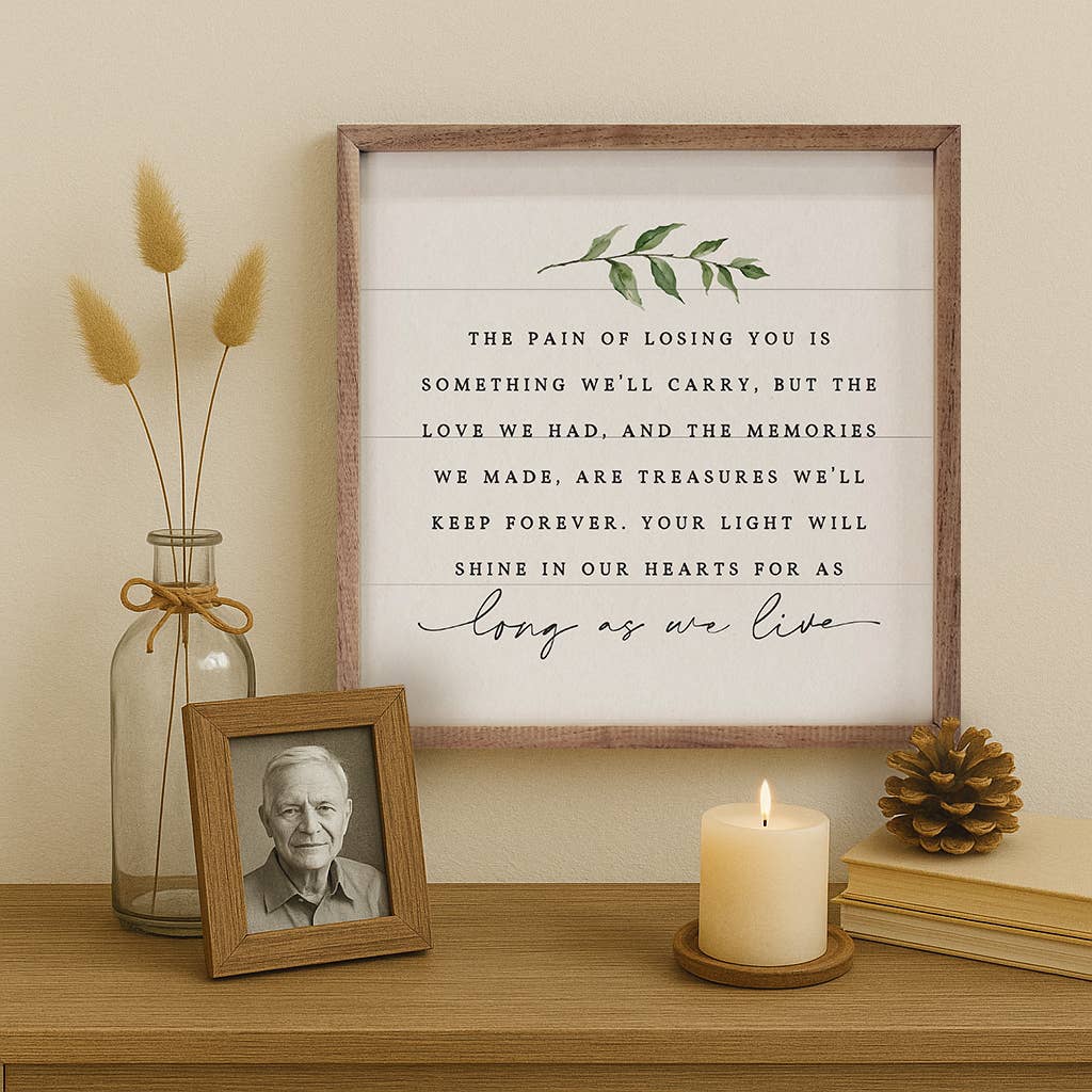 Long As We Live Sign, Feathered Farmhouse