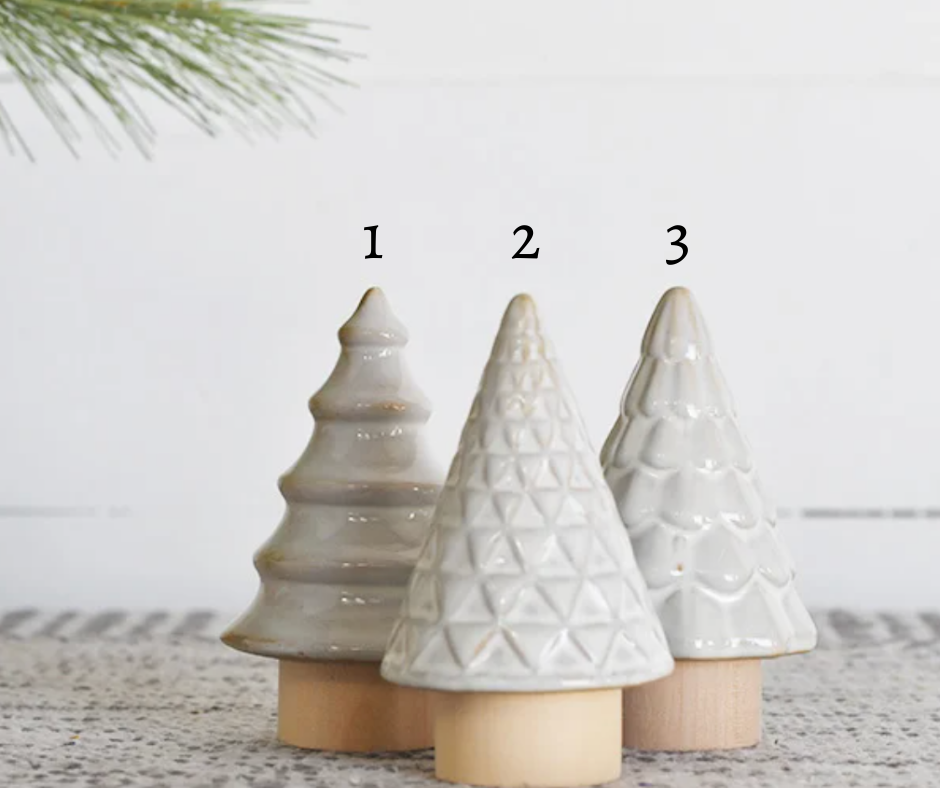 Mini Ceramic Trees, The Feathered Farmhouse