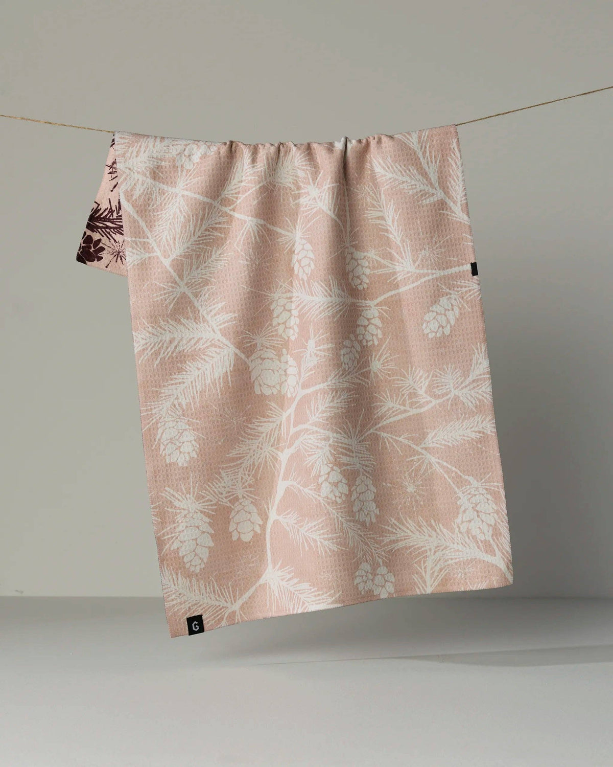 Woodland Calm Luxe Kitchen Towel, Feathered Farmhouse