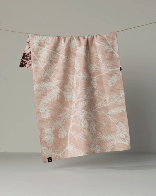 Woodland Calm Luxe Kitchen Towel, Feathered Farmhouse