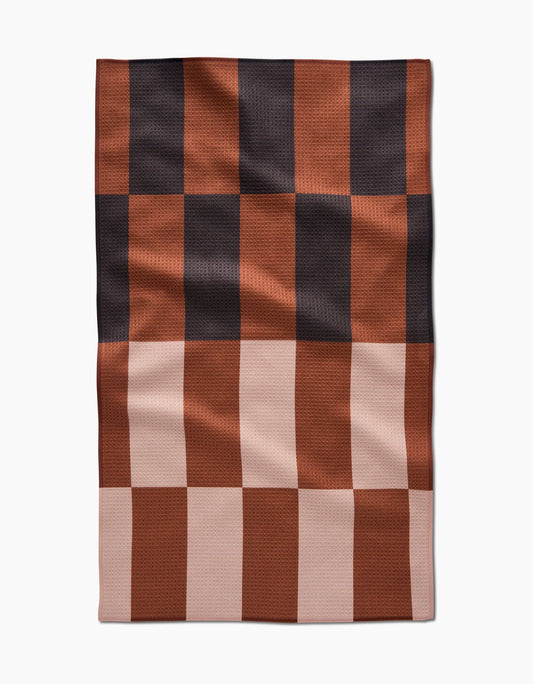 Cabin Plaid Tea Towel, Feathered Farmhouse