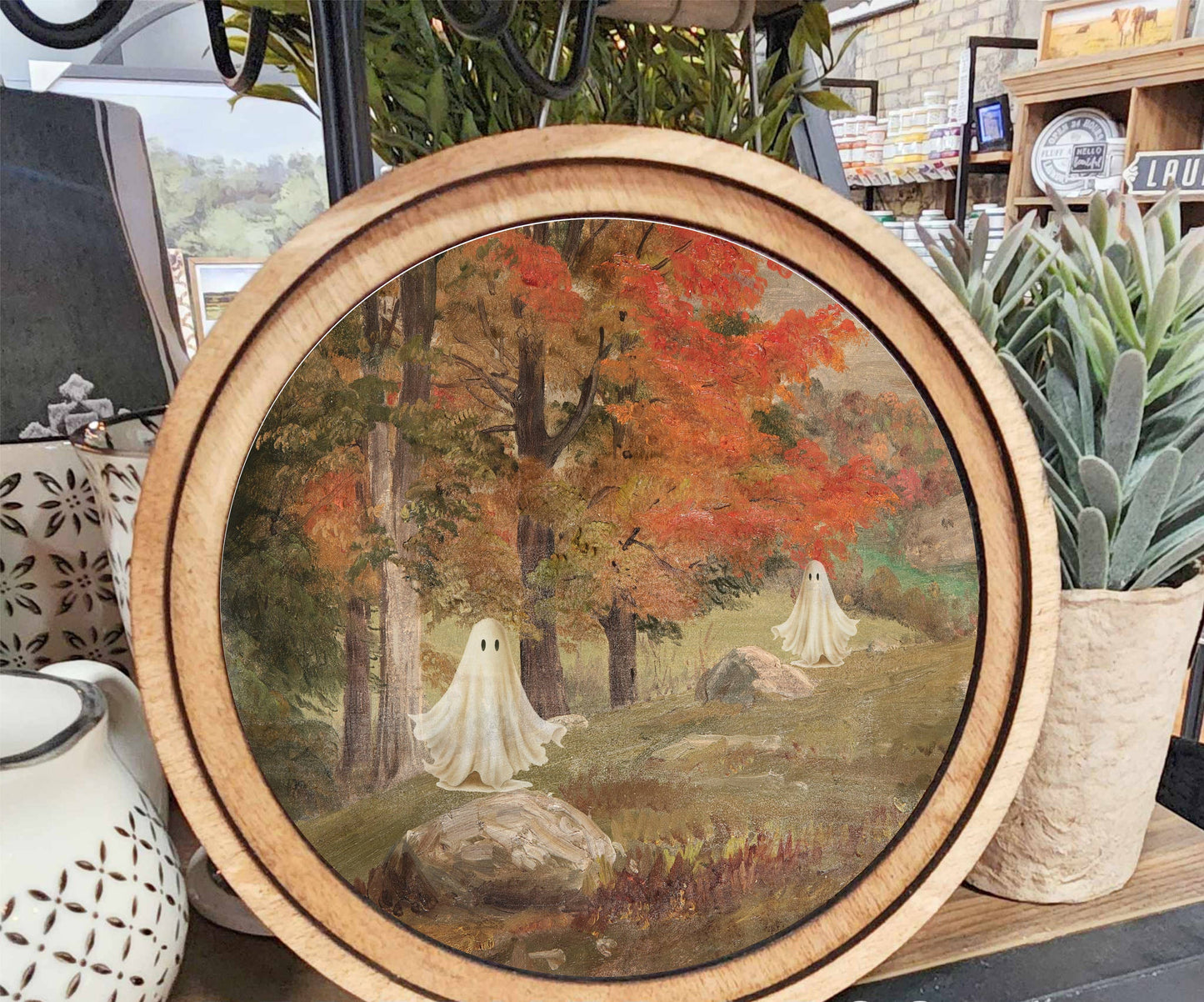 Forest Ghosts Art, Feathered Farmhouse